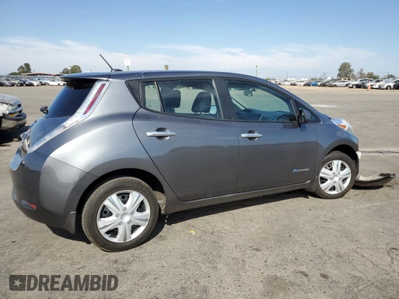 2015 Nissan LEAF SV with VIN 1N4AZ0CPXFC305330, listed as a Copart auction lot 57963873 with 42,073 mi miles. Bid and sale history available at carsss.com. Image 3.