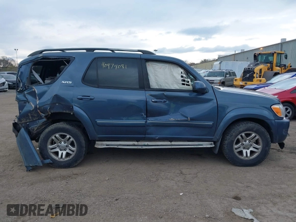 2006 Toyota Sequoia SR5 with VIN 5TDBT44A46S272938, listed as a IAAI auction lot 40974081 with 250,478 mi miles and . Bid and sale history available at DreamBid. Image 12.