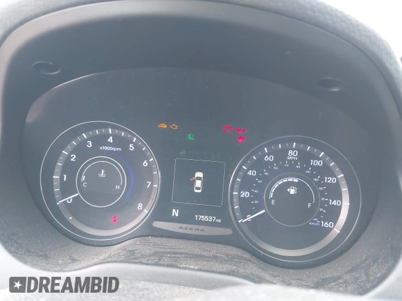 2016 Hyundai Azera Limited with VIN KMHFH4JG8GA547071, listed as a IAAI auction lot 42231526 with 175,537 mi miles and . Bid and sale history available at DreamBid. Image 7.