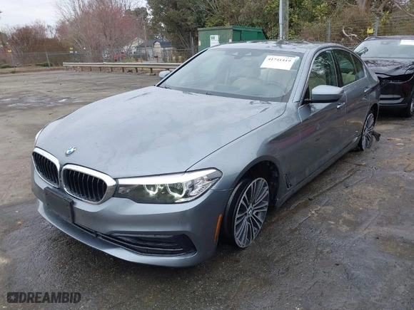 2019 BMW 5 Series 530i with VIN WBAJA5C52KWW05656, listed as a IAAI auction lot 41741419 with 67,499 mi miles. Bid and sale history available at carsss.com. Image 2.