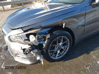 2017 Infiniti Q50 3.0t Premium with VIN JN1EV7AR1HM837831, listed as a IAAI auction lot 41818427 with 68,425 mi miles. Bid and sale history available at carsss.com. Image 6.
