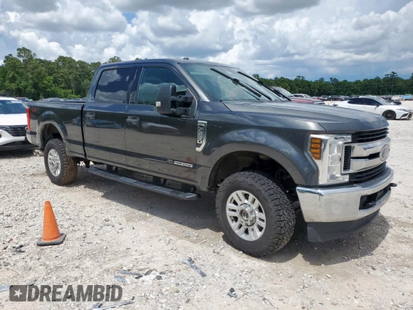2019 Ford F-250 XL with VIN 1FT7W2BT3KEE86518, listed as a Copart auction lot 61844105 with 159,428 mi miles and Non repairable. Bid and sale history available at DreamBid. Image 4.