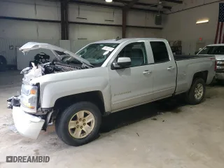 2018 Chevrolet Silverado 1500 LT with VIN 1GCVKREC5JZ355587, listed as a Copart auction lot 46615035 with 107,413 mi miles and Salvage Title. Bid and sale history available at carsss.com. Image 1.