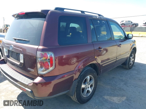 2007 Honda Pilot EX-L z VIN 5FNYF18567B011233, wystawiony jako IAAI lot #42325222 z przebiegiem 195 581 mil mil oraz . Historia ofert i sprzedaży dostępna na DreamBid. Obrazek 4.