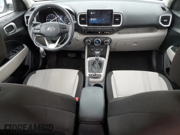 2021 Hyundai Venue SEL with VIN KMHRC8A32MU085231, listed as a Copart auction lot 58205545 with 41,105 mi miles and Salvage title. Bid and sale history available at DreamBid. Image 8.