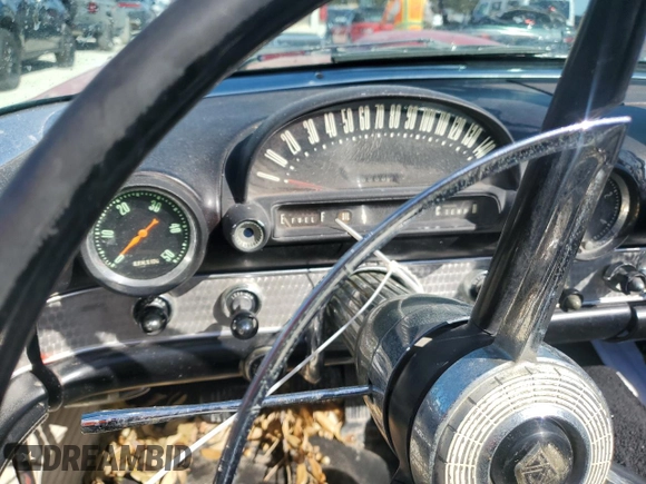 1955 Ford Thunderbird with VIN P5FH132340, listed as a Copart auction lot 77734424 with 96,568 mi miles and Salvage Title. Bid and sale history available at DreamBid. Image 9.