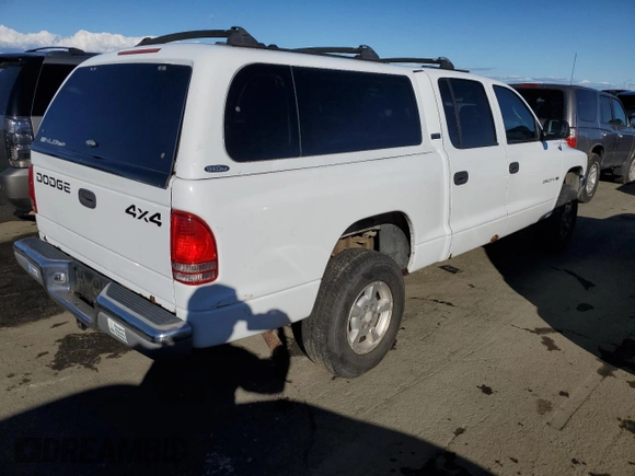 2001 Dodge Dakota z VIN 1B7HG2AX01S229161, wystawiony jako Copart lot #44562925 z przebiegiem 151 690 mil mil oraz Czysty tytuł • Clean title. Historia ofert i sprzedaży dostępna na DreamBid. Obrazek 3.