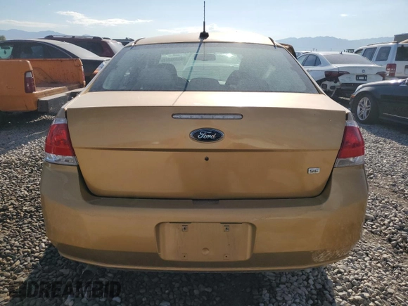 2009 Ford Focus SE with VIN 1FAHP35N59W112684, listed as a Copart auction lot 65395044 with Not Provided miles and Salvage Title. Bid and sale history available at carsss.com. Image 6.