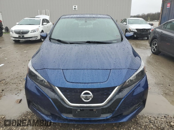 2018 Nissan LEAF S with VIN 1N4AZ1CPXJC307996, listed as a Copart auction lot 55135345 with 73,770 mi miles and Clean Title. Bid and sale history available at DreamBid. Image 5.