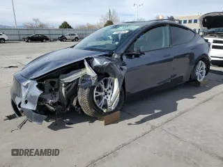 2023 Tesla Model Y Long Range with VIN 7SAYGAEE4PF873757, listed as a Copart auction lot 49530325 with 16,238 mi miles and Salvage Title. Bid and sale history available at DreamBid. Image 1.