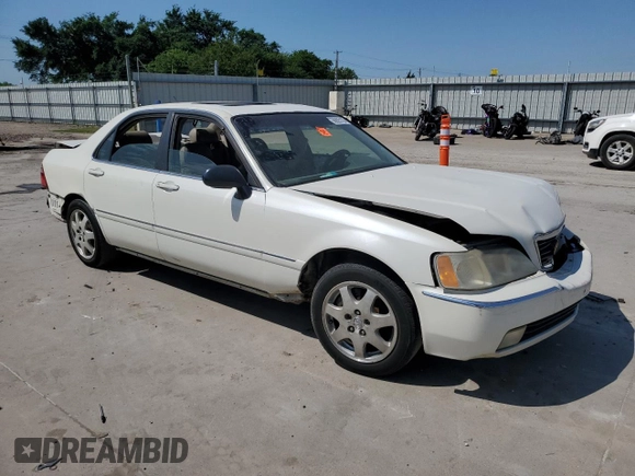 2002 Acura RL z VIN JH4KA96582C001815, wystawiony jako Copart lot #56925125 z przebiegiem Nie podano mil oraz Szkoda całkowita • Salvage title. Historia ofert i sprzedaży dostępna na DreamBid. Obrazek 4.