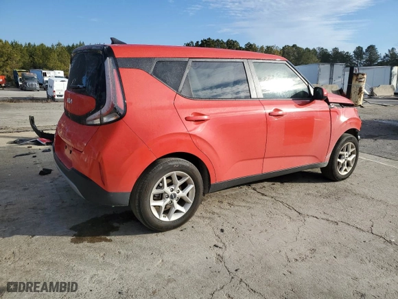 2025 Kia Soul LX with VIN KNDJ23AU9S7248047, listed as a Copart auction lot 41786265 with 12,366 mi miles and Salvage Title. Bid and sale history available at carsss.com. Image 3.