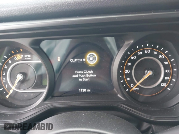 2025 Jeep Wrangler Sport S with VIN 1C4PJXDG9SW559915, listed as a IAAI auction lot 42653116 with 1,730 mi miles and . Bid and sale history available at DreamBid. Image 7.