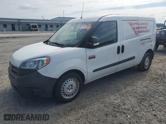 2015 Ram ProMaster City Cargo Tradesman z VIN ZFBERFAT4F6A92961, wystawiony jako Copart lot #58769695 z przebiegiem 137 740 mil mil oraz Czysty tytuł • Clean title. Historia ofert i sprzedaży dostępna na DreamBid. Obrazek 1.