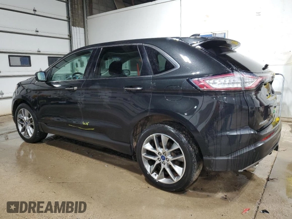 2015 Ford Edge Titanium with VIN 2FMTK4K85FBB92262, listed as a Copart auction lot 46539905 with 110,973 mi miles and Salvage Title. Bid and sale history available at carsss.com. Image 2.
