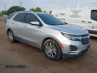 2022 Chevrolet Equinox Premier z VIN 3GNAXNEV1NS153060, wystawiony jako IAAI lot #41972384 z przebiegiem Nie podano mil oraz . Historia ofert i sprzedaży dostępna na DreamBid. Obrazek 1.