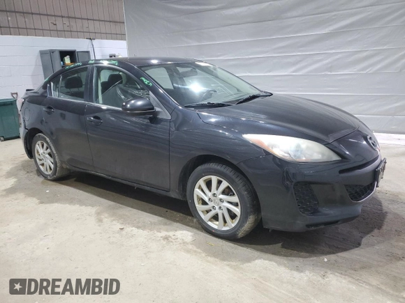 2012 Mazda 3 i Touring with VIN JM1BL1V88C1684895, listed as a Copart auction lot 50244835 with 197,263 mi miles and Salvage Title. Bid and sale history available at DreamBid. Image 4.