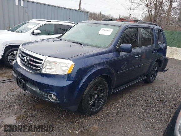 2013 Honda Pilot EX-L with VIN 5FNYF4H74DB055195, listed as a IAAI auction lot 41498013 with 127,725 mi miles and . Bid and sale history available at DreamBid. Image 2.