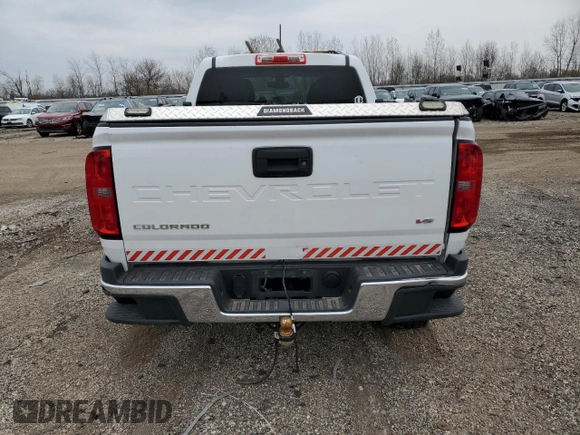 2021 Chevrolet Colorado 4WD Work Truck с VIN 1GCGTBEN1M1285314, выставлен на аукционе Copart как лот 47940345 с пробегом 39 780 миль миль и Списание • Salvage title. История ставок и продаж доступна на DreamBid. Изображение 6.