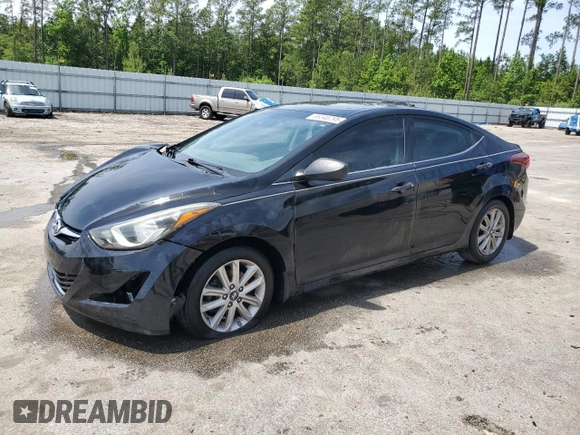 2015 Hyundai Elantra SE z VIN 5NPDH4AE2FH556513, wystawiony jako Copart lot #56348795 z przebiegiem 167 784 mil mil oraz Szkoda całkowita • Salvage title. Historia ofert i sprzedaży dostępna na DreamBid. Obrazek 1.