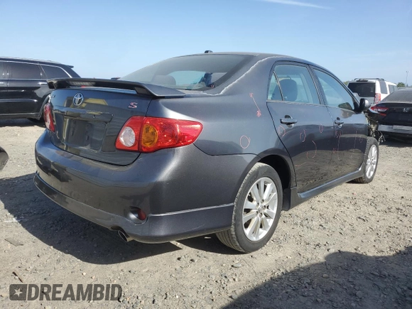 2010 Toyota Corolla with VIN 1NXBU4EEXAZ212290, listed as a Copart auction lot 54184055 with 284,234 mi miles and Salvage Title. Bid and sale history available at DreamBid. Image 3.