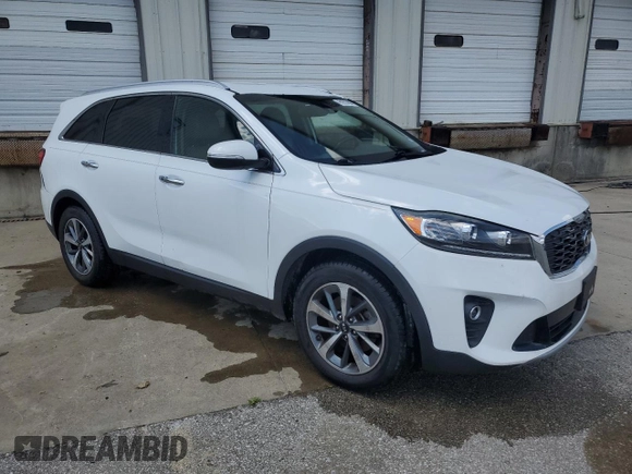 2019 Kia Sorento EX z VIN 5XYPH4A59KG454740, wystawiony jako Copart lot #52552275 z przebiegiem 130 114 mil mil oraz Czysty tytuł • Clean title. Historia ofert i sprzedaży dostępna na DreamBid. Obrazek 4.