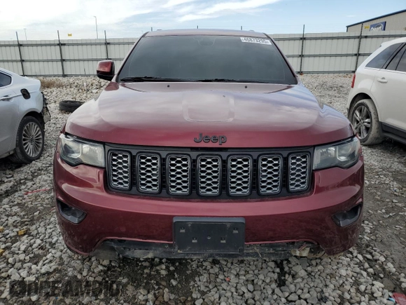 2018 Jeep Grand Cherokee Laredo E with VIN 1C4RJFAG6JC215692, listed as a Copart auction lot 46873295 with 79,396 mi miles and Salvage Title. Bid and sale history available at DreamBid. Image 5.
