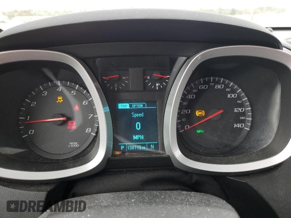 2014 Chevrolet Equinox LT with VIN 2GNFLBE33E6117383, listed as a Copart auction lot 52500605 with 134,719 mi miles and Salvage Title. Bid and sale history available at carsss.com. Image 9.