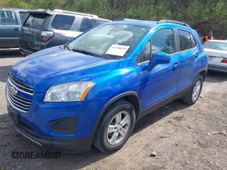 2015 Chevrolet Trax LT with VIN KL7CJLSB7FB076917, listed as a IAAI auction lot 41796629 with 114,993 mi miles. Bid and sale history available at carsss.com. Image 2.