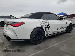 2024 BMW M4 Competition xDrive with VIN WBS33BA01RCP16148, listed as a Copart auction lot 47478585 with 11,532 mi miles and Salvage Title. Bid and sale history available at carsss.com. Image 3.