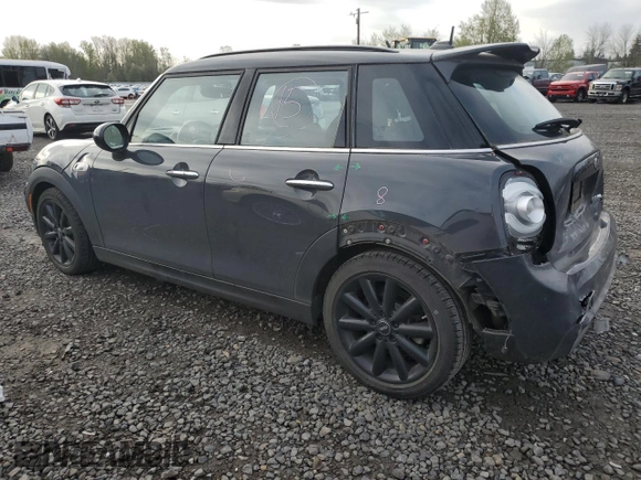 2016 MINI Hardtop 4 Door S with VIN WMWXU3C50G2B66741, listed as a Copart auction lot 52871335 with 53,653 mi miles and Salvage title. Bid and sale history available at DreamBid. Image 2.