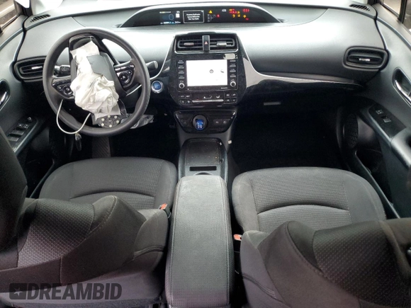 2021 Toyota Prius L Eco with VIN JTDKAMFU8M3130779, listed as a Copart auction lot 56452395 with 86,094 mi miles and Salvage title. Bid and sale history available at DreamBid. Image 8.