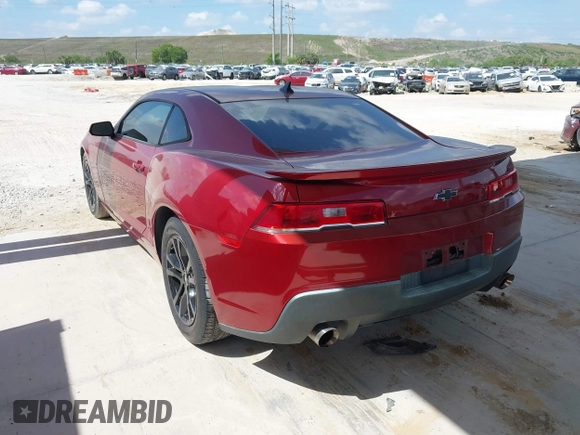 2014 Chevrolet Camaro LS z VIN 2G1FA1E32E9147104, wystawiony jako IAAI lot #42324064 z przebiegiem 70 585 mil mil oraz . Historia ofert i sprzedaży dostępna na DreamBid. Obrazek 3.