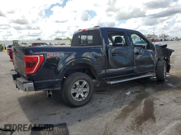 2023 Ford F-150 XL with VIN 1FTFW1E88PFC77984, listed as a Copart auction lot 62222845 with 36,957 mi miles and Salvage title. Bid and sale history available at DreamBid. Image 3.