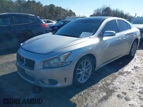 2009 Nissan Maxima S with VIN 1N4AA51E69C808587, listed as a IAAI auction lot 41376757 with 302,539 mi miles and . Bid and sale history available at DreamBid. Image 17.
