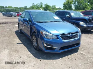 2016 Subaru Impreza Premium with VIN JF1GJAB69GH015990, listed as a IAAI auction lot 42628280 with 98,438 mi miles and . Bid and sale history available at DreamBid. Image 1.