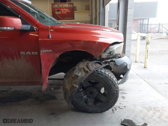 2009 Dodge Ram 1500 SLT with VIN 1D3HV18T79S818665, listed as a IAAI auction lot 41647892 with 179,197 mi miles. Bid and sale history available at carsss.com. Image 6.
