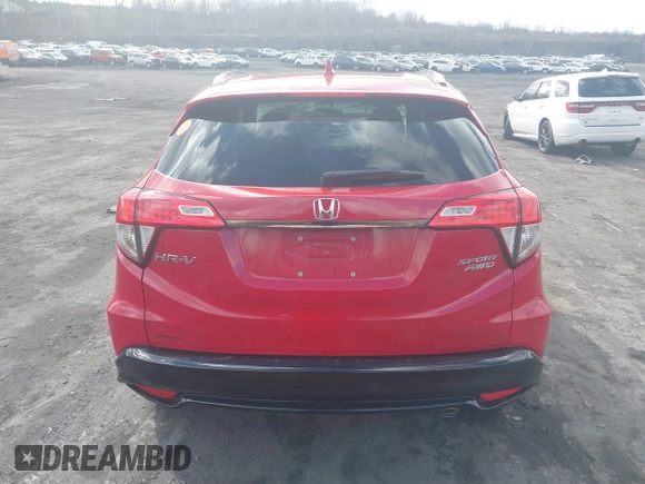 2022 Honda HR-V Sport with VIN 3CZRU6H18NM721614, listed as a IAAI auction lot 41744285 with 1 mi miles. Bid and sale history available at carsss.com. Image 16.