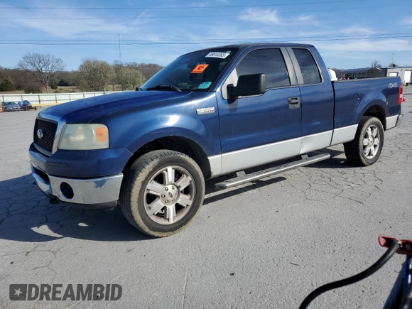 2007 Ford F-150 XLT with VIN 1FTPX14V87NA01075, listed as a Copart auction lot 49813365 with 191,096 mi miles and Clean Title. Bid and sale history available at carsss.com. Image 1.