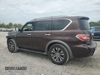 2017 Nissan Armada SV with VIN JN8AY2NDXH9003083, listed as a Copart auction lot 70241844 with 141,150 mi miles and Salvage Title. Bid and sale history available at carsss.com. Image 2.