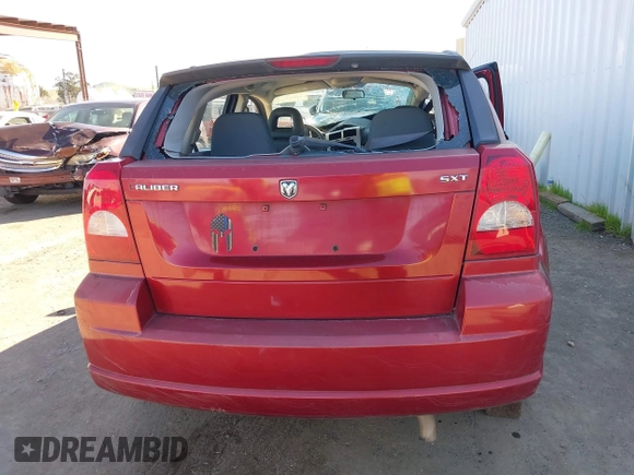 2007 Dodge Caliber SXT with VIN 1B3JB48B07D506489, listed as a IAAI auction lot 41664428 with 162,137 mi miles and . Bid and sale history available at DreamBid. Image 16.