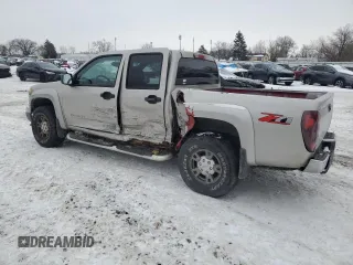 2005 GMC Canyon 1SF SLE Z71 with VIN 1GTDT136X58243340, listed as a Copart auction lot 88508755 with 0 mi miles and Salvage Title. Bid and sale history available at carsss.com. Image 2.