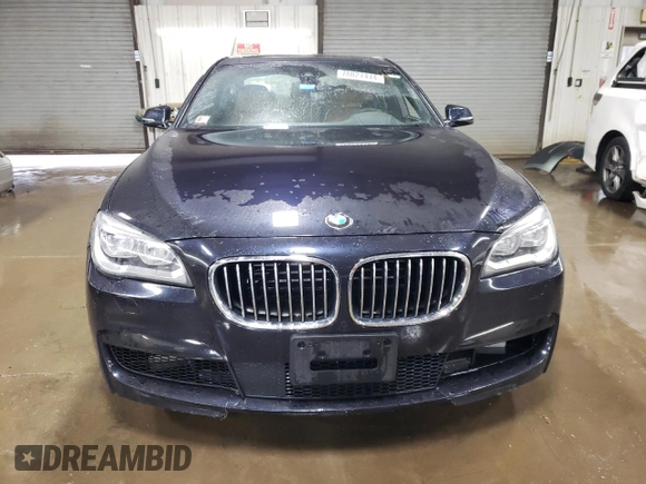 2015 BMW 7 Series 750i xDrive with VIN WBAYB6C53FD225423, listed as a Copart auction lot 78827414 with 69,780 mi miles and Salvage Title. Bid and sale history available at carsss.com. Image 5.