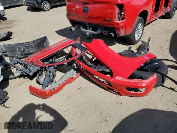 2020 Ram 1500 Big Horn with VIN 1C6SRFFT4LN326031, listed as a Copart auction lot 46547215 with 144,151 mi miles and Salvage Title. Bid and sale history available at carsss.com. Image 12.