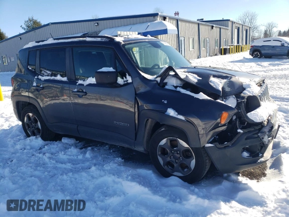 2017 Jeep Renegade Sport с VIN ZACCJAAB2HPF02174, выставлен на аукционе Copart как лот 41386555 с пробегом 160 503 миль миль и Списание • Salvage title. История ставок и продаж доступна на DreamBid. Изображение 4.