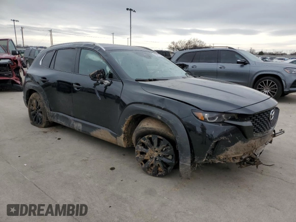 2024 Mazda CX-50 2.5 S Preferred Package with VIN 7MMVABBM5RN164973, listed as a Copart auction lot 42645645 with 0 mi miles and Salvage Title. Bid and sale history available at carsss.com. Image 4.