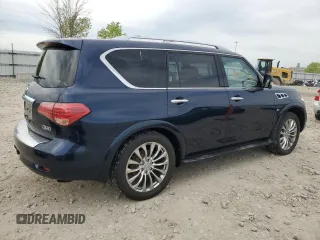 2015 Infiniti QX80 with VIN JN8AZ2NE7F9081484, listed as a Copart auction lot 57879025 with 198,737 mi miles and Non repairable. Bid and sale history available at DreamBid. Image 3.