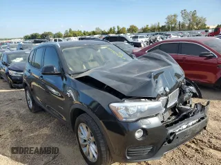 2015 BMW X3 xDrive28i with VIN 5UXWX9C57F0D52214, listed as a Copart auction lot 69326213 with Not Provided miles and Salvage Title. Bid and sale history available at DreamBid. Image 4.