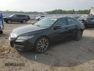 2015 Acura TLX Technology with VIN 19UUB2F50FA017332, listed as a Copart auction lot 60505425 with 108,617 mi miles and Salvage title. Bid and sale history available at DreamBid. Image 1.