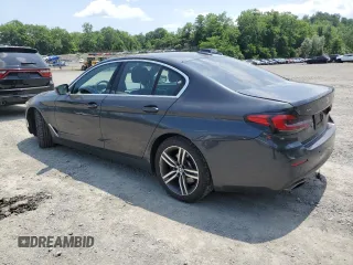 2021 BMW 5 Series 530i xDrive with VIN WBA13BJ01MWW93568, listed as a Copart auction lot 61368935 with 107,638 mi miles and Salvage title. Bid and sale history available at DreamBid. Image 2.